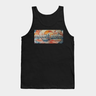 Jesus Christ and disciples at Last supper Tank Top